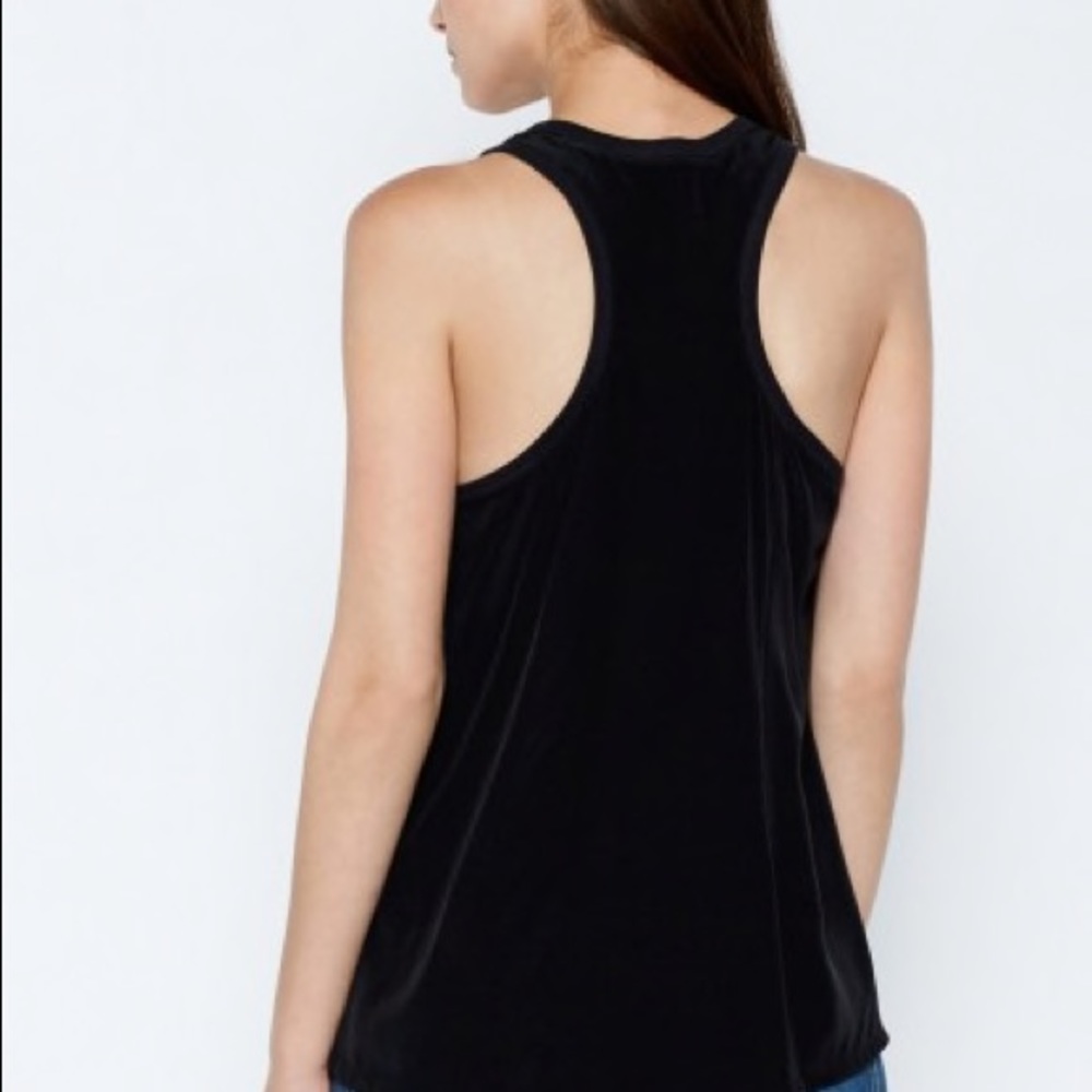 Joie Alicia Silk Top in Caviar (Black)
